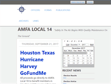 Tablet Screenshot of amfa14.org